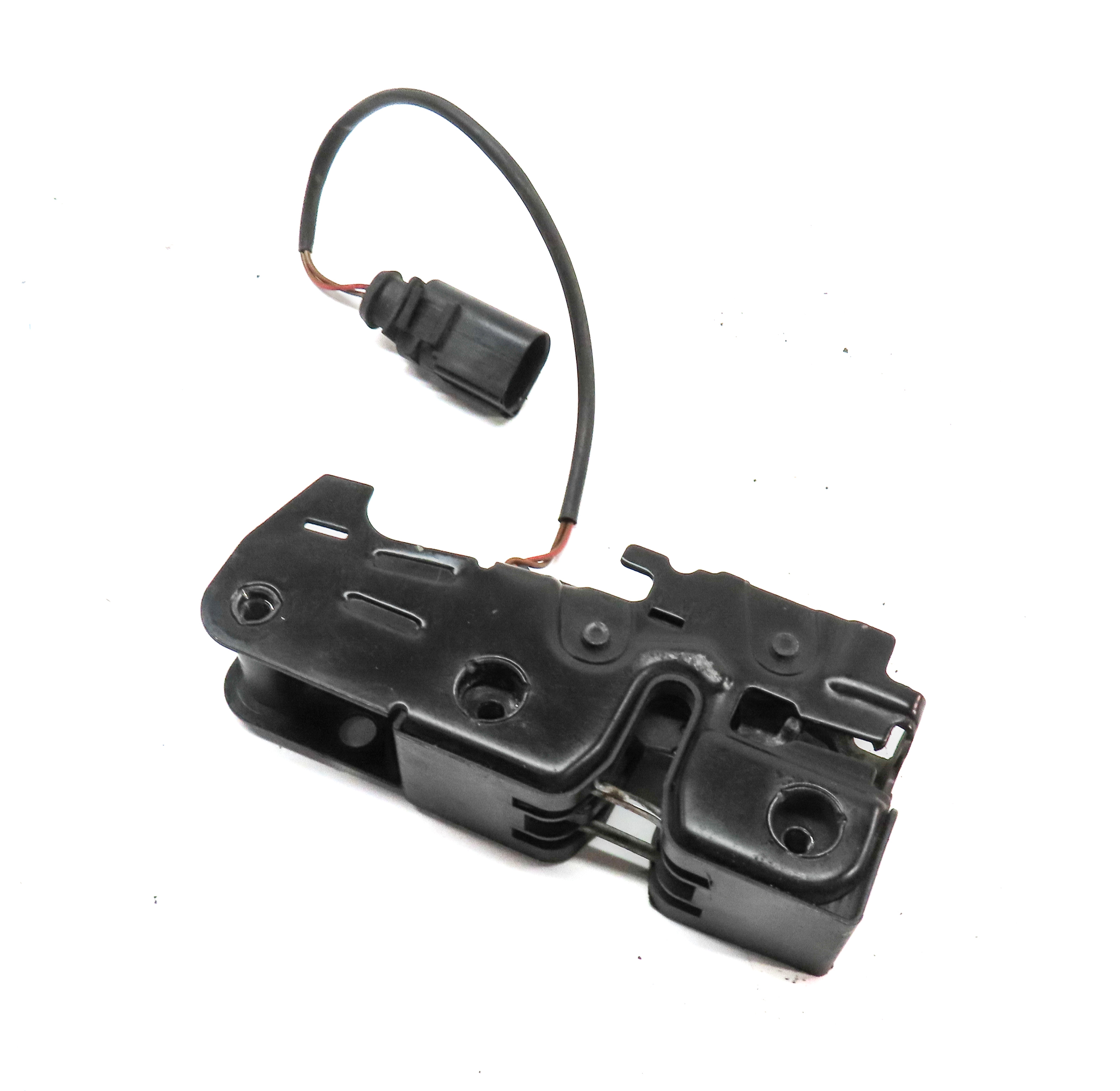 2014 AUDI Q7 (4L) FRONT HOOD BONNET LID SAFETY LATCH CATCH w/ CABLE — exact item pictured